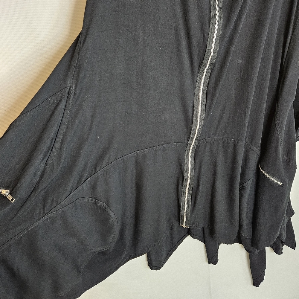 Kaliyana Women's Dress Size 1X - 2X Lagenlook Asymmetrical Tunic Art To Wear - Picture 6 of 16